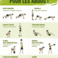 Femme faisant un entraînement HIIT pour les abdos dans un parc