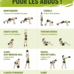 Femme faisant un entraînement HIIT pour les abdos dans un parc