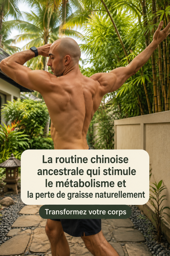 Femme pratiquant une routine ancestrale chinoise pour booster son métabolisme.