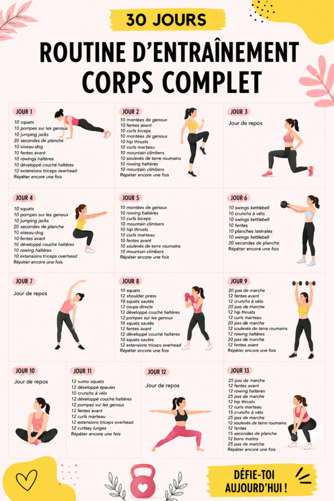 Femme réalisant des exercices de musculation en salle de sport
