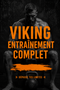 Femme réalisant un entraînement inspiré des Vikings dans un cadre naturel.