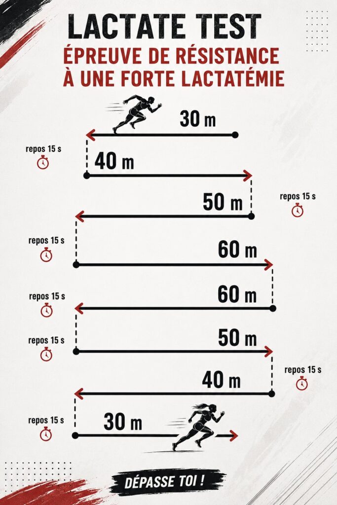 Femme effectuant un test lactate durant un entraînement sportif, analysant ses résultats.