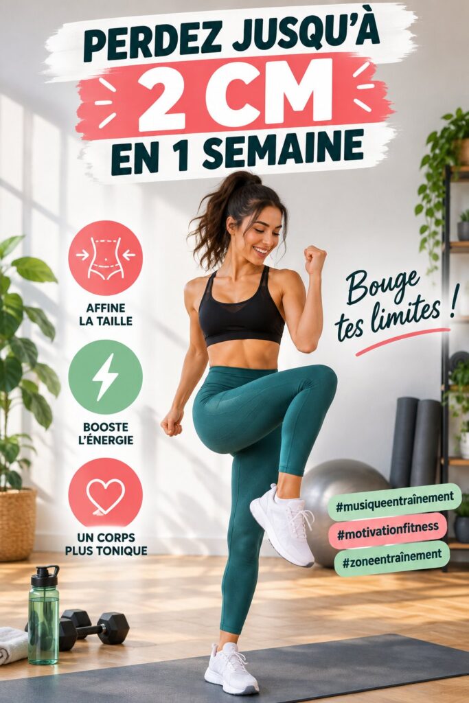 Femme pratiquant un exercice pour affiner sa taille dans un cadre accueillant.