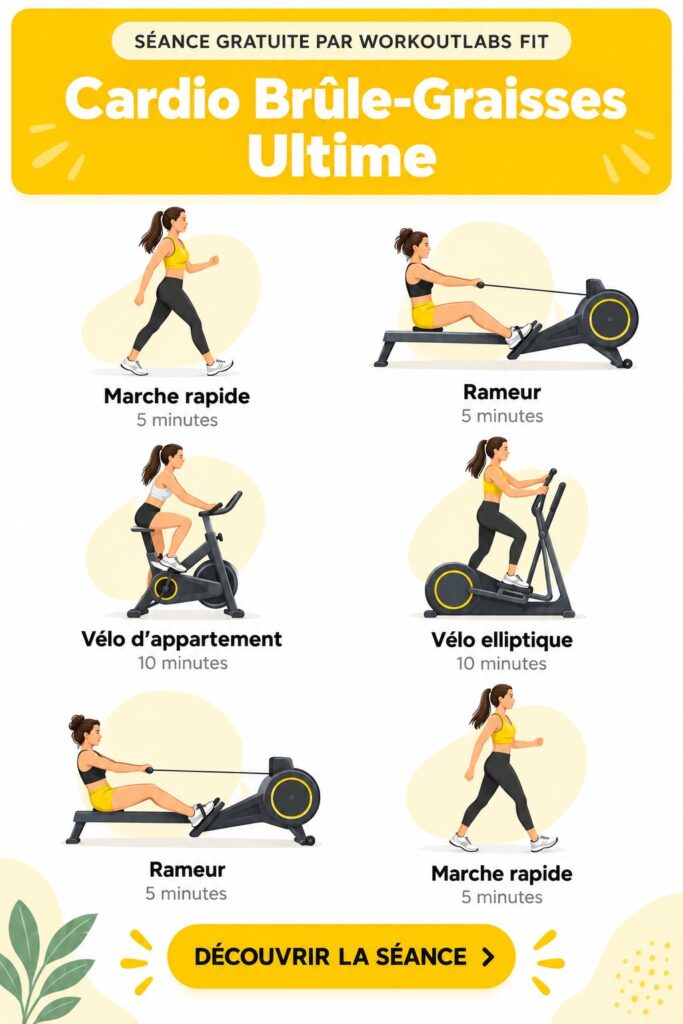 Femme en plein entraînement cardio en extérieur, souriante et énergique.