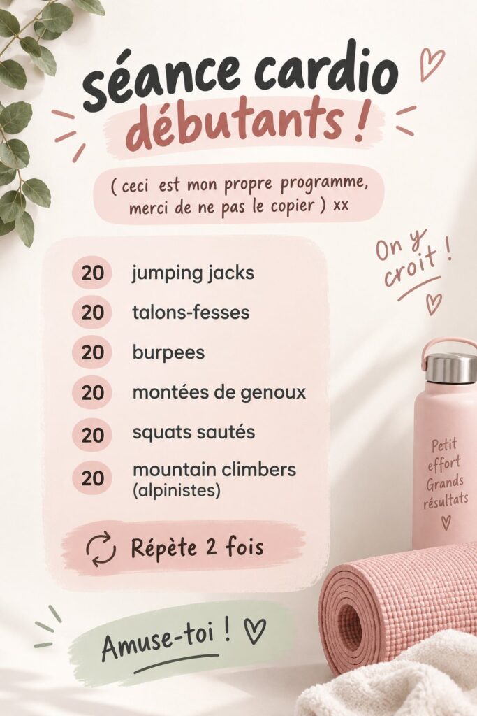 Une femme souriante pratiquant un exercice cardio léger à l'extérieur