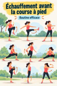 Femme s'échauffant avant de courir en extérieur