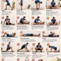 Femme pratiquant des exercices de réchauffement avant l'entraînement.
