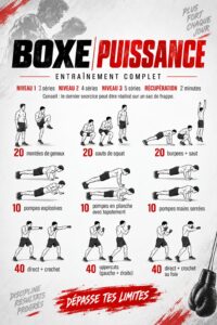 Femme réalisant un entraînement de boxe à la maison, joyeuse et dynamique, incarnant un style de vie sain.