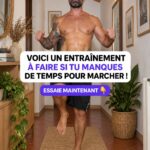 Femme faisant des exercices à la maison dans une salle de séjour