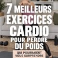 Une femme souriante s'entraînant au cardio pour perdre du poids.