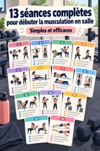 Femme s'entraînant dans une salle de gym avec des équipements divers.