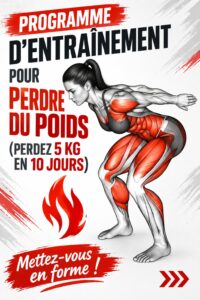Femme en train de faire de l'exercice avec enthousiasme pour sa perte de poids