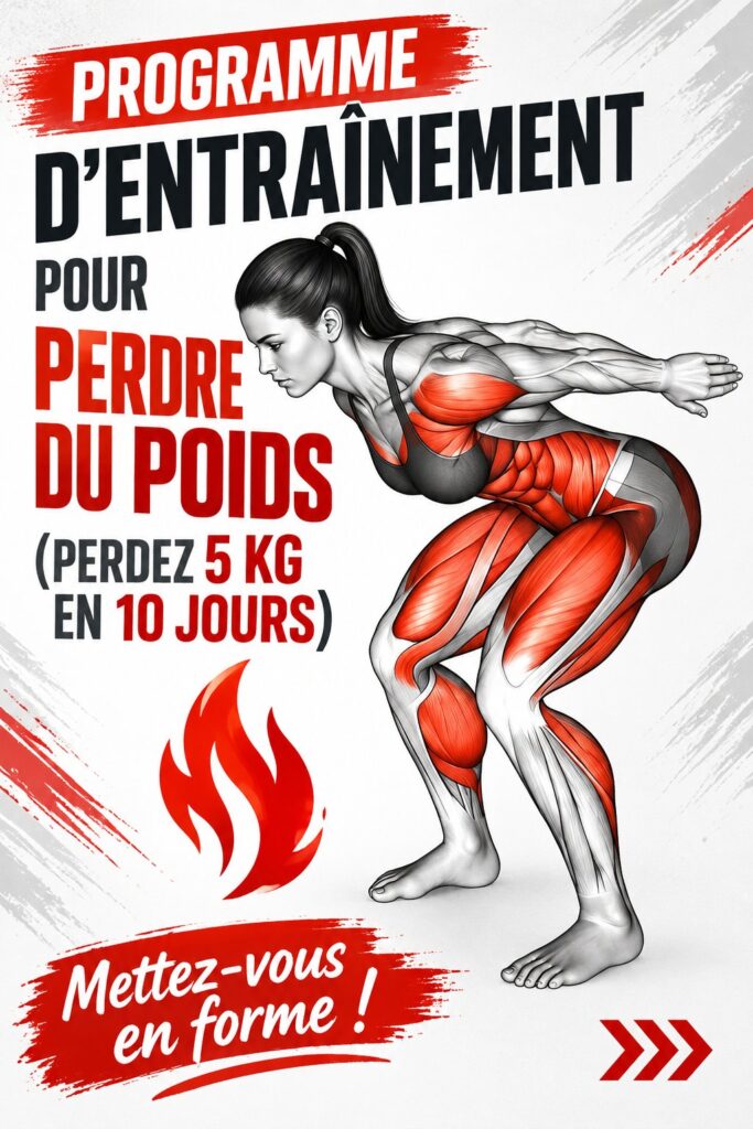 Femme en train de faire de l'exercice avec enthousiasme pour sa perte de poids
