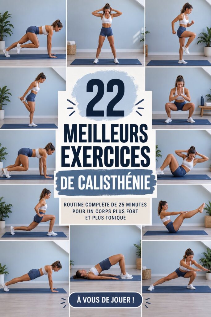 Femme effectuant des exercices de calisthénie en extérieur pour tonifier son corps