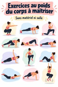 Femme faisant des exercices au poids du corps dans un parc