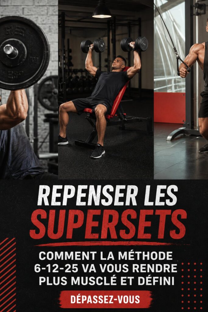Femme s'entraînant avec la méthode 6-12-25 au gymnase, corps tonique et dynamique.