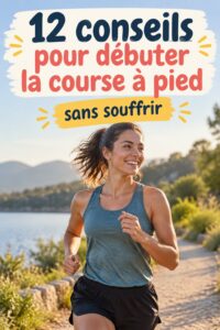 Femme souriante courant dans un parc, exprime le plaisir de la course à pied.