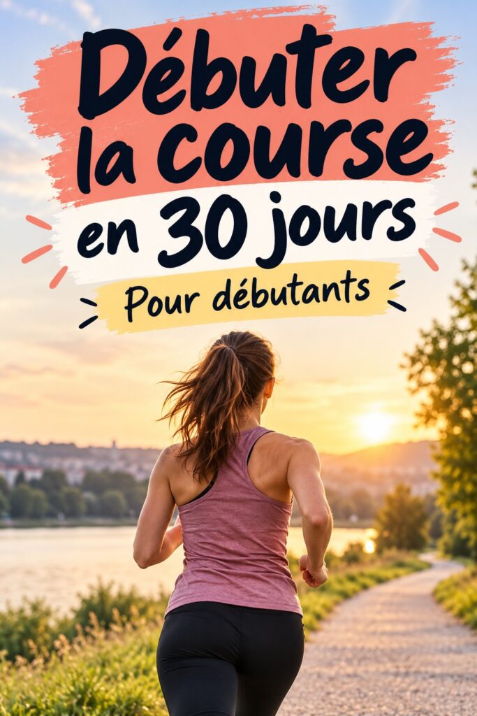 Une femme souriante en train de courir dans un parc pendant un défi de course.
