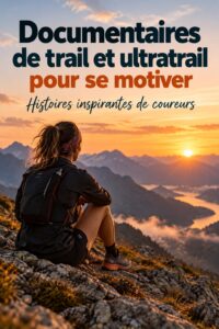 Image d'une femme courant sur un sentier montagneux, symbolisant la passion du trail.