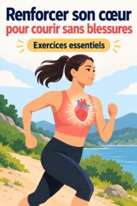 Femme s'entraînant avec des exercices de renforcement du core pour coureurs.