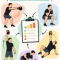 Femme effectuant un exercice de kettlebell dans un parc ensoleillé, symbolisant un entraînement sain et motivant.
