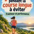 Femme courant dans la nature, illustrant un parcours de course longue pour femmes.