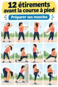 Femme s'étirant avant de courir pour une meilleure performance