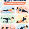 femme faisant des exercices de gainage pour améliorer sa performance en course