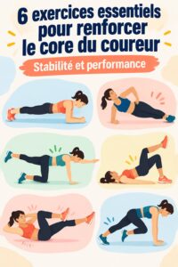 femme faisant des exercices de gainage pour améliorer sa performance en course