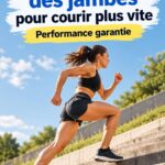 Femme réalisant des exercices de jambes pour améliorer sa performance en course.
