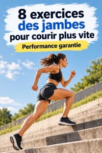 Femme réalisant des exercices de jambes pour améliorer sa performance en course.