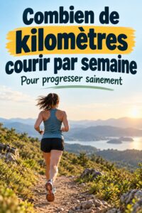 Femme courant dans un parc, représentant la quête d'un kilométrage idéal pour la course.