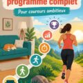Femme s'entraînant pour un semi-marathon en extérieur