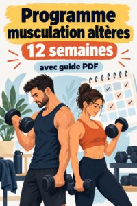 Femme en entraînement avec haltères dans un environnement ensoleillé.