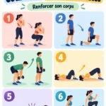 Une femme s'entraîne avec des poids dans un parc dans le cadre d'une routine de renforcement musculaire pour coureurs.