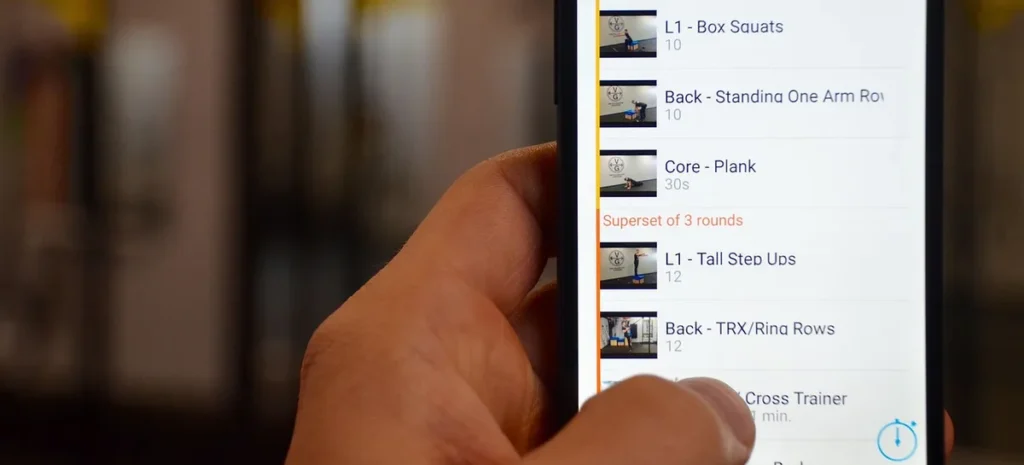 Vextrio App interface création programme et suivi progrès